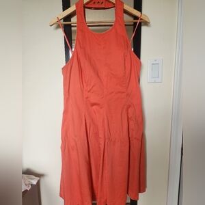 Jessica Simpson Orange Backless Dress